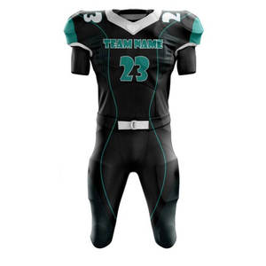 Uniforme de Fútbol Americano de Manga Corta, Talla Grande, Acabado Suave, Flexible, Cómodo, Transpirable, con Costuras Resistentes y Sensación Atlética - Product Image 1