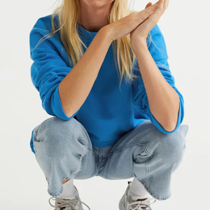 Sudadera Transpirable para Mujer, Estilo Casual, con Logotipo Bordado en la Parte Delantera, Lisa, para Invierno y Otoño - Product Image 4