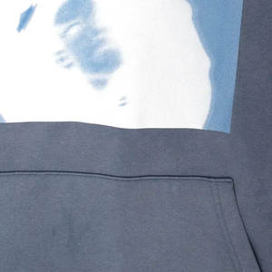 Sweat à capuche pour homme 100% coton à épaules tombantes Logo personnalisé brodé thermique Style de rue coupe ample Sweat-shirt pour homme pour l'hiver en ligne - Product Image 5