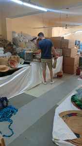 Tapis en coton recyclé fait à la main motif fantaisie tapis d'intérieur et commercial Durrie Area de l'Inde ensemble de tapis tissé à la main - Product Image 6