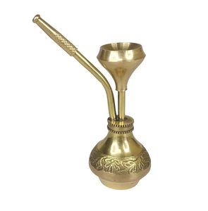 Cachimbas de aluminio exclusivas de India Venta caliente Diseños de Cachimba de metal Nueva llegada Cachimba de acero suave Premium Estilo indio - Product Image 3