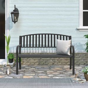 Decorative Steel Outdoor Garden <b>Bench</b> for Home Outdoor Furniture Sitting Chair General Place Patio Garden Park Hot Selling 2023 - Product Image 1