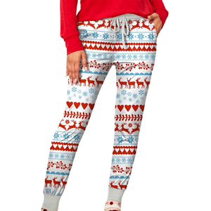 Venta al por mayor Pantalones de chándal de las mujeres hechas con tela suave y cintura con cordón Pantalones de chándal de ajuste suave para las mujeres - Product Image 2