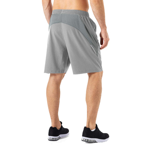 Shorts Bermuda pour homme, noirs, à séchage rapide, avec cordon de serrage et poches, vêtements de sport décontractés - Product Image 5