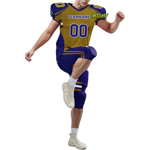 Maillot de football américain personnalisé de haute qualité pour hommes costume vêtements de sport en gros pour l'équipe porter - Product Image 4