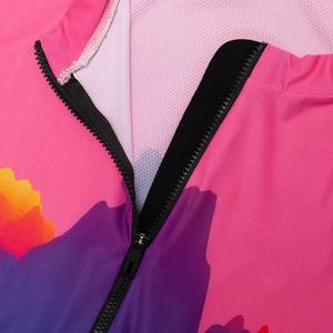 Maillot de Ciclismo Personalizado por Sublimación, Unisex, Manga Corta, Ligero, de Secado Rápido, Cortavientos, Antibacteriano, de Poliéster y Elastano, con Cremallera Trasera - Product Image 6