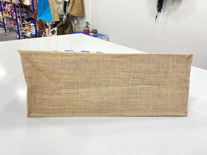 Sacs fourre-tout en toile de coton écologique imprimés sur mesure en gros Sacs promotionnels de plage en jute pour les courses - Product Image 5