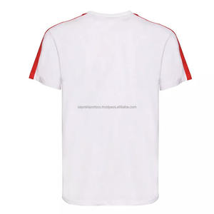 Camiseta de verano para hombre con hombros caídos 100% algodón SAPRAL SPORTS CO serigrafía tamaño estilo-deporte corto de secado rápido transpirable - Product Image 6