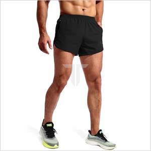 กางเกงออกกำลังกายขาสั้นผู้ชายสไตล์สตรีทเอวยางยืดสีพื้นย้อมสีเรียบแห้งเร็วเป็นมิตรกับสิ่งแวดล้อม - Product Image 2