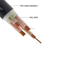 Stromkabel 0,6/1KV YJV einadrig 10mm 16mm 25mm 35mm schwarz PVC-ummantelte Kabel Drähte Kupfer Elektrisch Xlpe