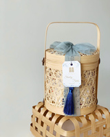 Coffret cadeau EID Mubarak décoration bambou panier Festival Ramadan Kareem coffret cadeau Eid bonbons chocolat gâteau boîte fête fournitures