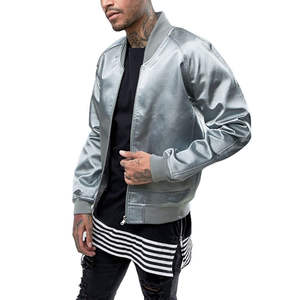 Chaquetas de Satén de Manga Larga con Cuello Alto y Estampado de Letras de la Mejor Calidad para Invierno, Más Vendidas en 2024 para Hombres Adultos - Product Image 1