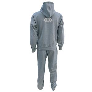 Ensemble sweat à capuche en coton personnalisé pour hommes sérigraphie ensemble de joggers streetwear sport survêtement jogging décontracté - Product Image 2