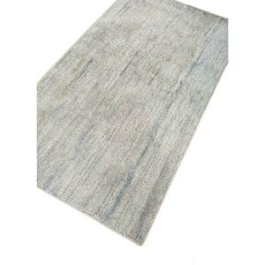 Alfombra Uvenuti de Lana Afgana y Yute con Patrón Abstracto, Anudada a Mano, Azul-Akwj-1016 para Uso Doméstico - Product Image 2