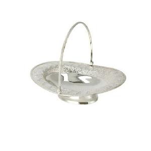 Support à gâteau en métal avec finition brillante et design en relief, de forme personnalisée, pour usage domestique, hôtelier, en restaurant et lors de cérémonies de mariage - Product Image 1