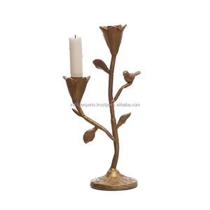 Porte-bougie d'exportation haut de gamme pour les acheteurs en gros, porte-bougie en métal à cadre ouvert moderne par Zahid Exports, grand grossiste - Product Image 4