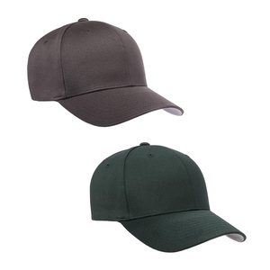 Vietnam fabricante de alta calidad al por mayor de encargo en blanco de 6 paneles de algodón ajustado gorra de béisbol sombreros con logotipo personalizado - Product Image 1