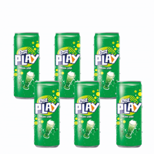 EST PLAY Original 325ml Soda aux raisins Boisson gazeuse douce et pétillante de Thaïlande Durée de conservation de 12 mois Prêt à être expédié ! - Product Image 1
