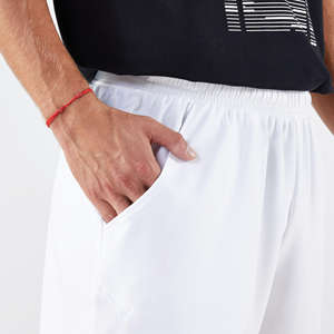 กางเกงขาสั้นวิ่งเทนนิสของผู้ชายชุดกีฬาแบบผูกเชือกแห้งเร็วสีพื้นสำหรับใส่ไปยิมกิจกรรมเล่นกีฬาตามสั่ง - Product Image 2