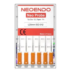 Neoprobe ชุดตะไบทันตกรรม25มม., ชุดกังหันทำความสะอาดที่มีประสิทธิภาพ6ชิ้นที่มีความยืดหยุ่นที่เอ็นรากฟันเทียม - Product Image 6
