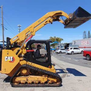 Chargeuse compacte diesel 299D3 pour moteur, garantie 2 ans, chargeuse frontale hydraulique HUADE HYDAC, mini-chargeuse sur pneus haute performance - Product Image 1