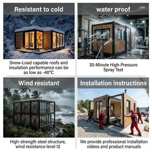 Resort de Contenedores de Lujo Aprobado por SGS, Villa Prefabricada Expandible de 40 pies para Cadenas de Hoteles en Destinos Tropicales - Product Image 5