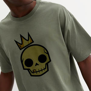 Camiseta pesada de algodón 100% de excelente calidad para Hombre, Camiseta con estampado de logotipo personalizado para Hombre, camisetas de gran tamaño Premium para Hombre - Product Image 3