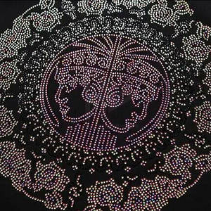 Saison d'été Coton facilement lavé Hommes Rhinestone T Shirts 2024 Short Sleeve Men's Rhinestone T-Shirt à vendre - Product Image 4