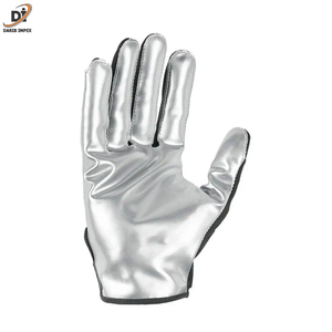 Guantes de fútbol americano con estampado personalizado OEM Guantes de entrenamiento de cuero Spandex de último estilo Oferta superior a precio caliente - Product Image 2