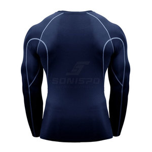 Custom Printed Pictures Compression Full Sleeves <b>Shirts</b> Printing Logo <b>100</b>% <b>polyester</b> Men's Compression Full Sleeves <b>Shirts</b> - Product Image 2