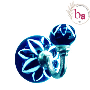 Direct Factory Price Coat Hanger with Ceramic Knobs Wall <b>Hooks</b> Cozy Coat <b>Rail</b> - Product Image 1