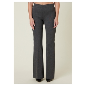 Pantalon italien sur mesure automne-hiver Punto Milano pantalon évasé pour femme fermeture éclair invisible sur le côté différentes couleurs disponibles - Product Image 4