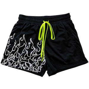 Pantalones cortos transpirables de malla de secado rápido para hombre de verano 2024, moda para gimnasio, baloncesto, correr, patrón sólido, ecológicos - Product Image 4