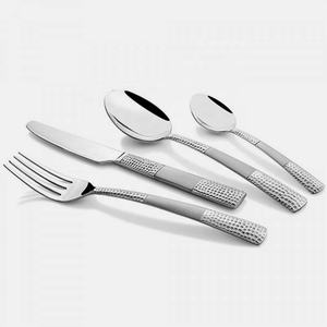 Juego de utensilios para servir arroz, Pasta, sopa, fregona blanca, caja de regalo, barra de ensalada pulida y plateada, utensilios para servir - Product Image 2