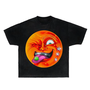 Camiseta de Hombre de Diseño Recortado con Estampado en Serigrafía, 100% Algodón, Corte Cuadrado, del Fabricante - Product Image 2