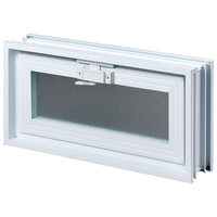 Fenêtres de ventilation en verre plastique à double vitrage avec écran pour maison Fenêtre à charnière en PVC blanc pour sous-sol