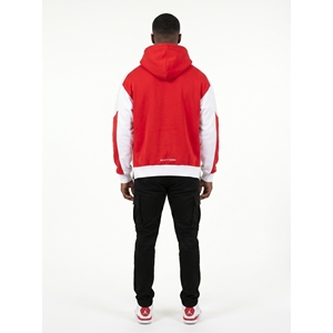 Sudadera con Capucha Personalizada para Hombre, 400g, Diseño Colorblock, Bolsillo con Cremallera, 80% Algodón Peinado/Mezcla de Poliéster, Transpirable, OEM - Product Image 2