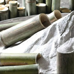 Jukyeom Salt 9x Polvo de bambú crudo Forma sólida Opciones de caja u botella a granel con embalaje en bolsa - Product Image 1