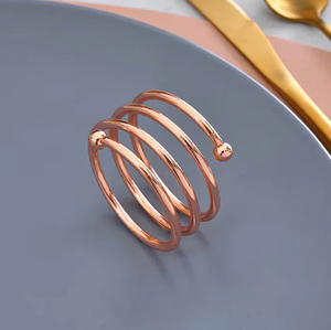 Elegant classic occasion <b>party</b> <b>napkin</b> ring holder wedding dinner table decoration tissue paper holder home dining table decor - Product Image 2