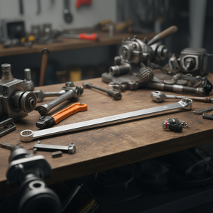 Chiave a doppio anello extra lunga di tipo dritto - Product Image 3