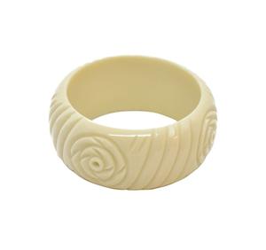 Custom Vintage Design Fakelite Bakelite Resin Bangles Acrylic Bakelite Resin <b>Bracelet</b> Carved Resin Bangle for Women and <b>Girls</b> - Product Image 1