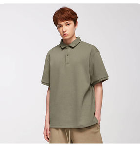 Camiseta de Manga Corta para Hombre, Estilo Casual, Tejido de Punto Sólido, 100% Algodón, con Logotipo Impreso Digital Personalizado, Suministro ODM - Product Image 2