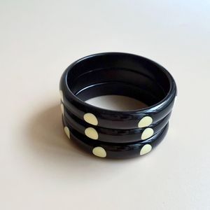 Bracelets en résine avec flocons de feuilles métalliques, cadeau unique pour petite amie - Product Image 4