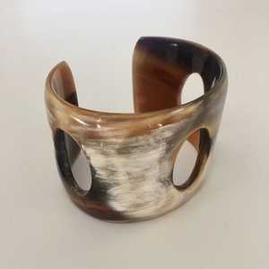 Premium Quality Slim Style Horn <b>Bangles</b> for Women Handmade Natural Elegant Minimalist Design <b>Fashion</b> <b>Bracelet</b> Collection - Product Image 3