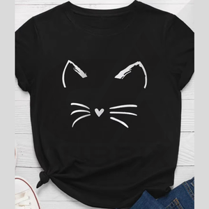 เสื้อยืดพิมพ์ลายสำหรับเด็กผู้หญิงผ้าฝ้าย100% ปรับแต่งได้ออกแบบโลโก้ได้ตามต้องการสี - Product Image 1