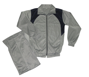 Ensemble de survêtement deux pièces de haute qualité, respirant, avec fermeture éclair intégrale et pantalon assorti, pour adultes - Product Image 2