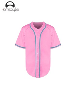 Onstyle Maillots de baseball à sublimation pour hommes, vêtements de sport élégants, uniformes personnalisés à boutons complets, légers, cousus, pour l'entraînement - Product Image 6