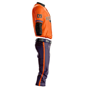 Maillot de football américain personnalisé et respirant et durable, ensembles d'uniformes de baseball et softball, nom de l'équipe, logo à manches courtes - Product Image 2