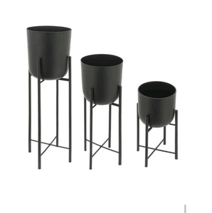 Plateau de jardinières en métal doré de conception américaine personnalisable à la main motif rond nouvel état pour la décoration intérieure utilisation en plein air dans le jardin - Product Image 5