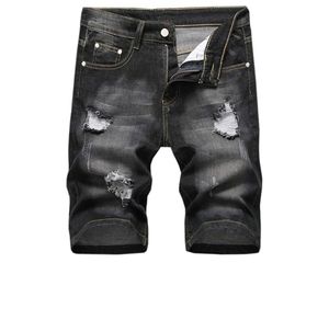 2025 Customized <b>Men</b> Zipper Loose Fit 100% Cotton Stone Washed Denim <b>Jeans</b> Shorts Straight Fit Zipper Fly <b>Jeans</b> Shorts <b>Men</b> - Product Image 1